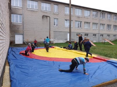 Занятия спортивной секции по вольной борьбе