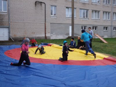 Занятия спортивной секции по вольной борьбе