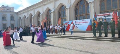 Поезд Памяти прибыл в Петергоф