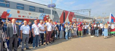 Поезд Памяти приближается к столице Беларуси