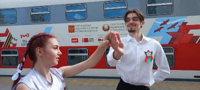 Поезд Памяти прибыл в Минск!